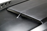 Anderson Composites 15-16 Ford Mustang (Excl. GT350/GT350R) Ram Air Fiberglass Hood - AC-HD15FDMU-AB-GF