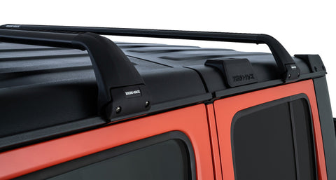Rhino-Rack 07-22 Jeep Wrangler JK/JL 4 Door Hard Top Vortex SG 2 Bar Roof Rack - Black - SG59
