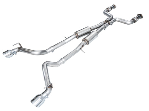AWE Tuning 2023 Nissan Z RZ34 RWD Track Edition Cat-Back Exhaust System w/ Chrome Silver Tips - 3020-32400