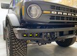 ORACLE Lighting 21-22 Ford Bronco Triple LED Fog Light Kit for Steel Bumper - Yellow - 5890-006