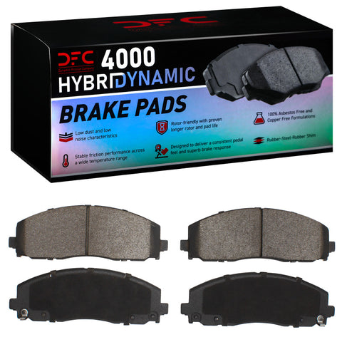 DFC 12-26 Volkswagen Routan Front 4000 Hybridynamic Brake Pads - 4000-1589-00