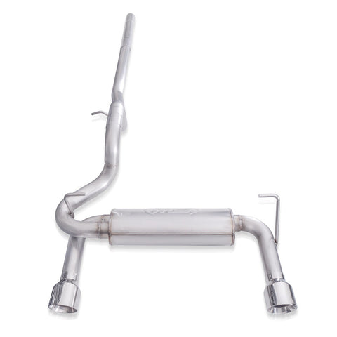 Stainless Works 2018+ Jeep Wrangler JL 304SS Factory Connect 2.5in Cat Back Exhaust System - JPJLUCB