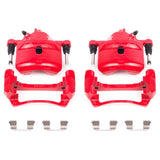 Power Stop 98-02 Honda Accord Front Red Calipers w/Brackets - Pair - S2090