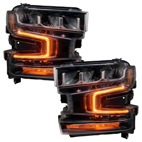 Oracle 19-21 Chevy Silverado 1500 RGB+W Headlight DRL Kit - ColorSHIFT w/o Controller - 1441-334