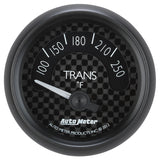Autometer GT Series 52mm Short Sweep Electronic 100-250 Deg F Transmission Temperature - 8049