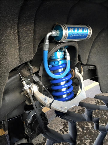 Superlift 14-18 Chevy Silv 4WD 8in Lift Kit w/ Alum/Stamped Steel Cntrl Arms & King Coils & Shocks - K908KG