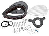 K&N Street Metal Intake System for Harley Davidson - Color (Red) - Style (Round) - Size (9-11 Flux) - RK-3937