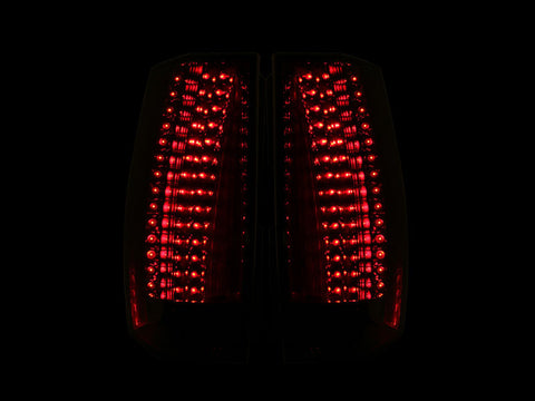 ANZO 2007-2014 Chevrolet Suburban LED Taillights Smoke - Escalade Look - 311192