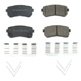 Power Stop 18-19 Hyundai Kona Rear Z17 Evolution Ceramic Brake Pads w/Hardware - 17-6010