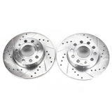 Power Stop 2008 Audi A3 Rear Evolution Drilled & Slotted Rotors - Pair - EBR1069XPR
