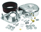 S&S Cycle 84-92 BT/86-90 Sportster Models Teardrop Chrome Air Cleaner Cover for S&S Super E/G Carb - 17-0399