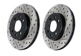 StopTech 09 VW Passat CC / 06-09 Passat Slotted & Drilled Left Front Rotor - 127.33112L