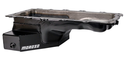 Moroso Ford 4.6/5.4L (w/Rear Sump) Road Race Baffled Wet Sump 8qt 6.5in Steel Oil Pan - 20548