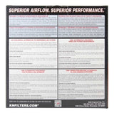 K&N Replacement Air Filter AIR FILTER, CHEV CAMARO 2.8L 1985-89, 5.0L 1985-92, 5.7L 1987-92 - 33-2008-1