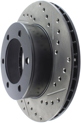 StopTech 95-03 Toyota Tacoma (6 Lug) / 96-00 4Runner Front Left Slotted & Drilled Rotor - 127.44109L