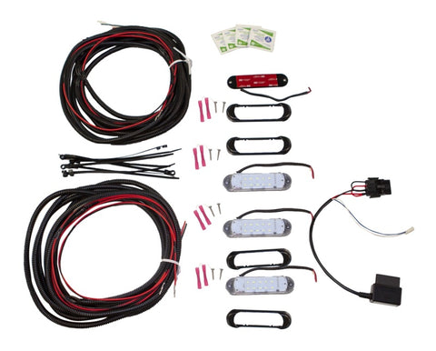 Lund 2014-2019 Chevrolet Silverado 1500 NightFX Guide Lights - Black - 54303