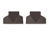 WeatherTech 2014-2015 BMW X5 Rear Rubber Mats - Cocoa - W326CO