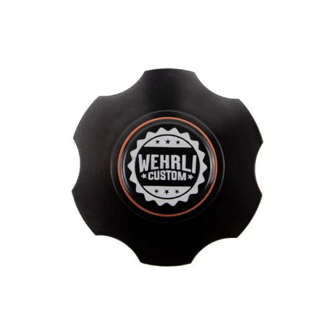 Wehrli 98.5-23 Cummins Billet Aluminum Black Anodized Oil Fill Cap - WCF100395