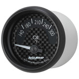 Autometer GT Series 52mm Short Sweep Electronic 140-300 Deg F Oil Temperature - 8048