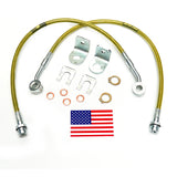 Superlift 97-05 Jeep Wrangler TJ w/ 4-6in Lift Kit (Pair) Bullet Proof Brake Hoses - 91460