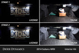 Diode Dynamics 08-14 Subaru WRX Interior LED Kit Cool White Stage 2 - DD0614