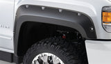 Bushwacker 15-18 GMC Sierra 2500 HD Pocket Style Flares 4pc 78.8/97.6in Bed - Black - 40967-02