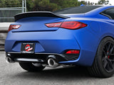 aFe POWER Takeda 2.5in 304 SS Axle-Back Exhaust w/ Polished Tips 17-19 Infiniti Q60 V6-3.0L (tt) - 49-36133NM-P