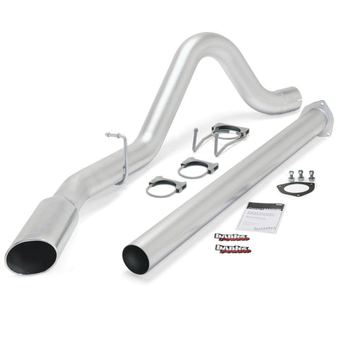 Banks Power 15 Ford 6.7L F250-350-450 CCSB/CCLB SRW Monster Exh Sys - SS Single Exh w/ Chrome Tip - 49792