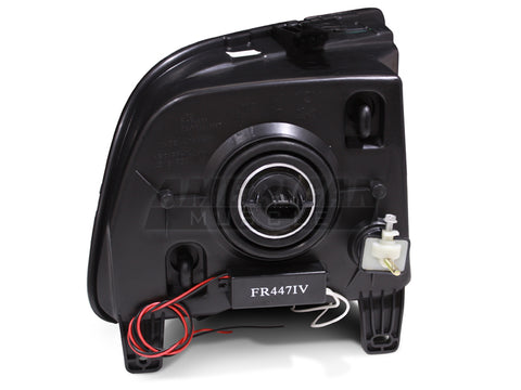 Raxiom 05-09 Ford Mustang GT V6 Axial Series CCFL Halo Projector Headlight- Blk Housing (Smkd Lens) - 49121