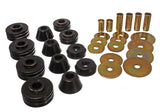 Energy Suspension 73-80 GM 1/2 Ton C-10/C1500 Pick Up 2WD Black Body (Cab) Mount Set - 3.4109G