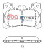 DBA 2017+ Lexus LC500 Street Series Rear Brake Pads - DB15151SS