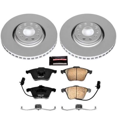 Power Stop 05-09 Audi A4 Front Z23 Evolution Sport Coated Brake Kit - CRK2990