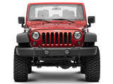 Raxiom 97-18 Jeep Wrangler TJ/JK Axial Series LED Daymaker Headlights- Chrome Housing (Clear Lens) - J108043