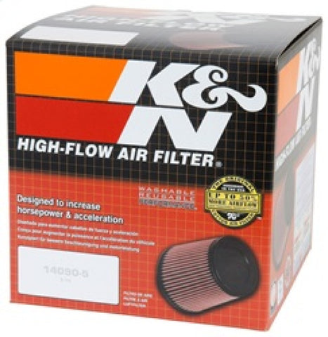 K&N Universal Clamp-On Air Filter 100mm Flange / 140mm Base / 114mm Top / 83mm Height - RC-5153