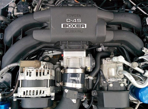 Torque Solution Throttle Body Spacer 2013+ Subaru BRZ/Scion FR-S - Silver - TS-TBS-023