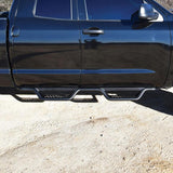 Westin 07-21 Toyota Tundra Double Cab Outlaw Nerf Step Bars - Textured Black - 20-13245