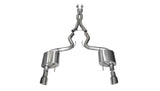 Corsa 2015-2017 Ford Mustang GT 5.0 3in Cat Back Exhaust Polish Dual 4.5in Tip (Xtreme) - 14328