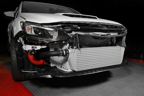 PERRIN 22-23 Subaru WRX Front Mount Intercooler Kit (Black Tubes & Silver Core) - PSP-ITR-441SL/BK