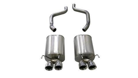 Corsa 2009-2013 Chevrolet Corvette C6 6.2L V8 Polished Xtreme Axle-Back Exhaust - 14470