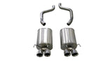 Corsa 2005-2007 Chevrolet Corvette C6 6.0L V8 Polished Xtreme Axle-Back Exhaust - 14469
