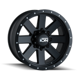 ION Type 134 20x9 / 5x139.7 BP / 18mm Offset / 108mm Hub Matte Black/Black Beadlock Wheel - 134-2985MB18