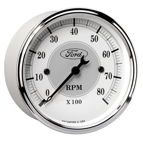 Autometer 3 1/8in In-Dash 8000 RPM Incandescent Flood Lit Tachometer - 880088