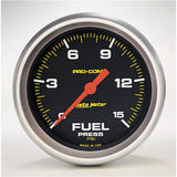 Autometer Pro-Comp Digital Stepper Motor 2-5/8in 0-15 PSI Fuel Pressure Gauge - 5461