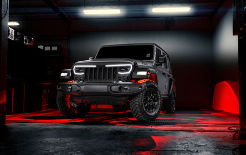 Oracle VECTOR Series Full LED Grille - Jeep Wrangler JL/JT - NA - 5837-PRO