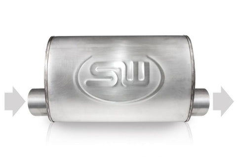 Stainless Works 3in ID OFFSET INLET/ 3in OD OFFSET OUTLET (ON SAME SIDE) 5inX9in - TM5C3O3OSS