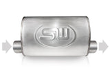 Stainless Works 2.5in ID OFFSET INLET/ 2.5in OD OFFSET OUTLET (ON SAME SIDE) 4inx8in - TM4S25O25OSS