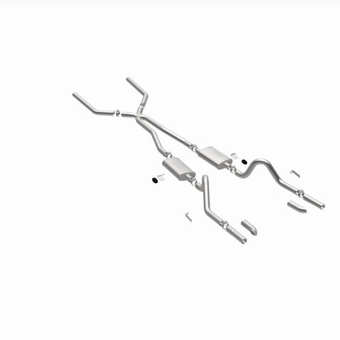 MagnaFlow SYS Cat-Back 67-70 Mustang 2.50inch w/Tru-X - 15816