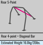 Cusco Safety 21 2-Psgr 5-Pt BLK Roll Cage 70-71 Datsun 240Z (S30-Series I Only) (S/O-No Cancel) - 246 270 D20