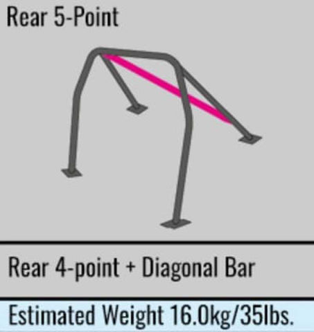 Cusco Safety 21 2-Psgr 5-Pt BLK Roll Cage 70-71 Datsun 240Z (S30-Series I Only) (S/O-No Cancel) - 246 270 D20