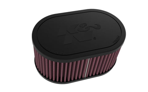 K&N 2-1/8in DUAL FLG 6-1/4 X 4inOD 3inH Universal Clamp-On Air Filter - RU-3510